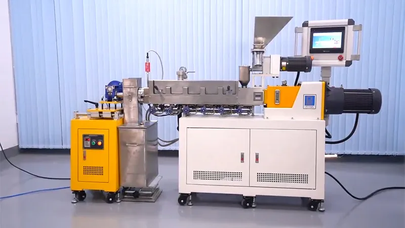 BP-8177-ZB Laboratory Twin Screw Hot Die Face Pelletizing Line