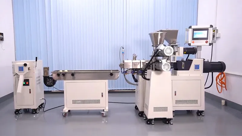 BP-8177-ZB Laboratory Twin Screw Pelletizing Line with Side Force Feeder