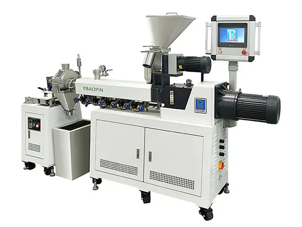 BP-8177-ZB Laboratory Twin Screw Hot Die Face Pelletizing Line